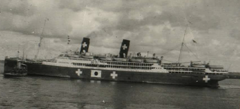 Ship in the ocean